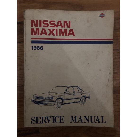1987 First Revision Nissan Maxima Factory Service Manual Model U11 Series - Picture 1 of 2